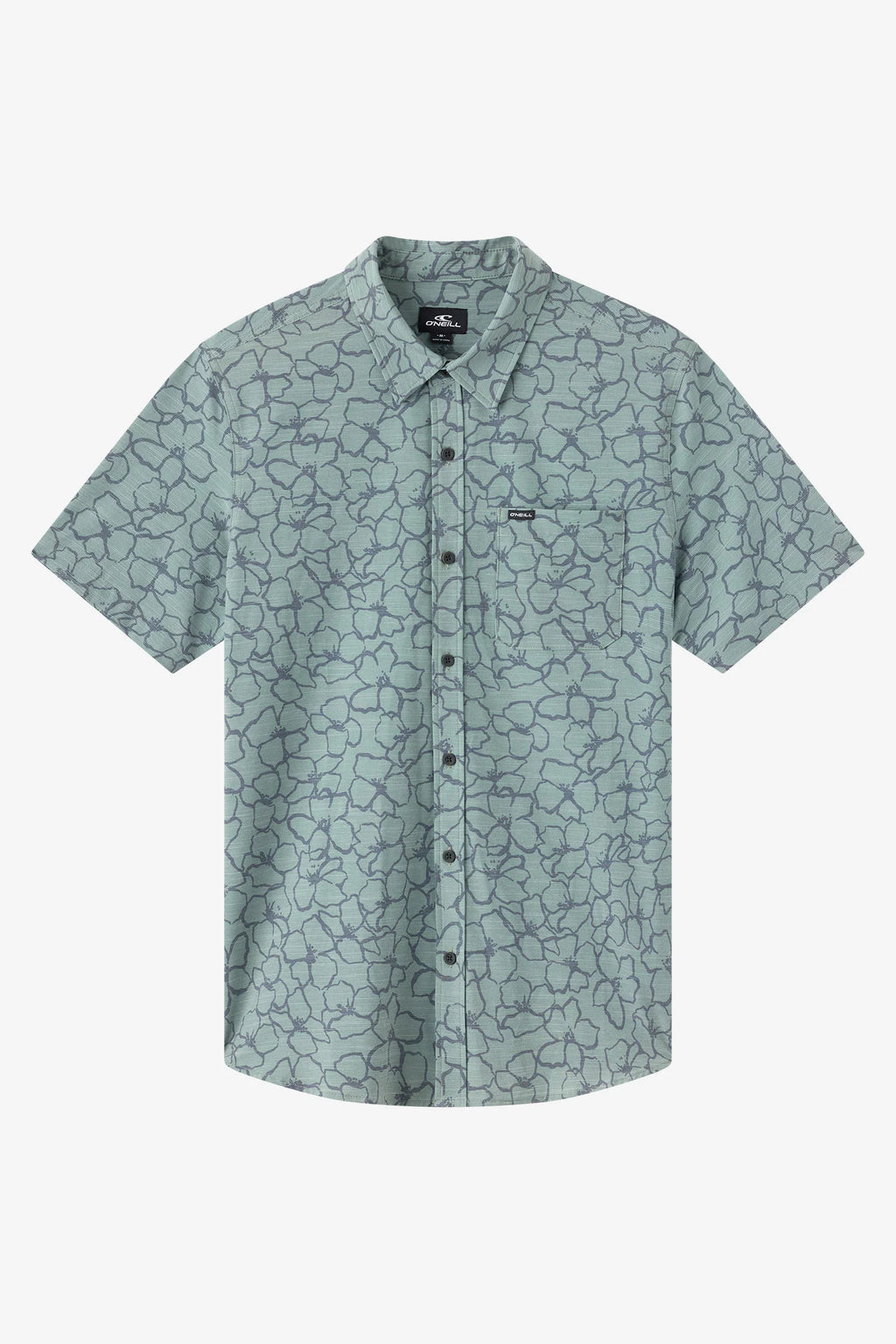 O'Neill Men's UPF Slub Relaxed SS Woven Shirt