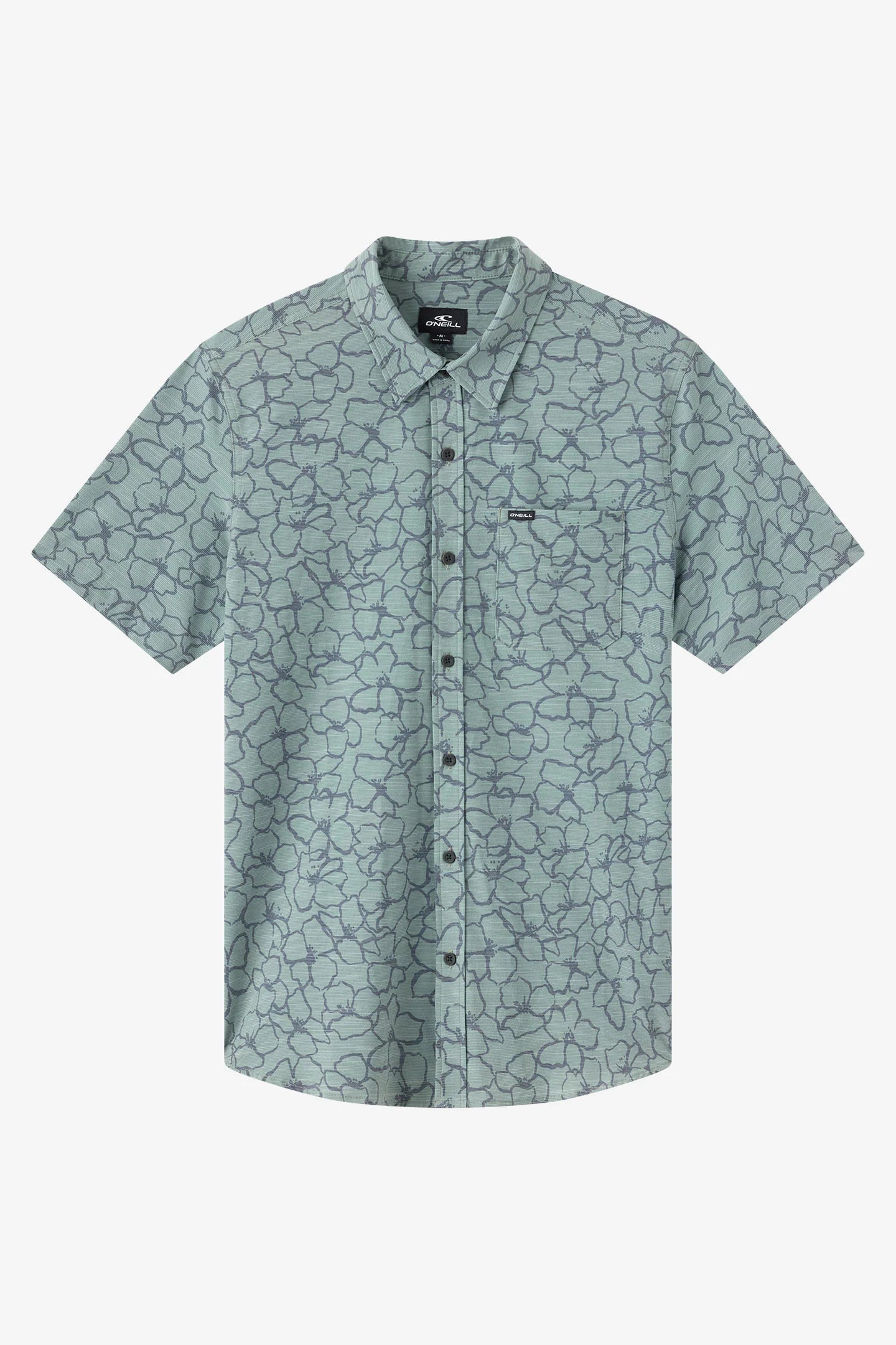 O'Neill Men's UPF Slub Relaxed SS Woven Shirt