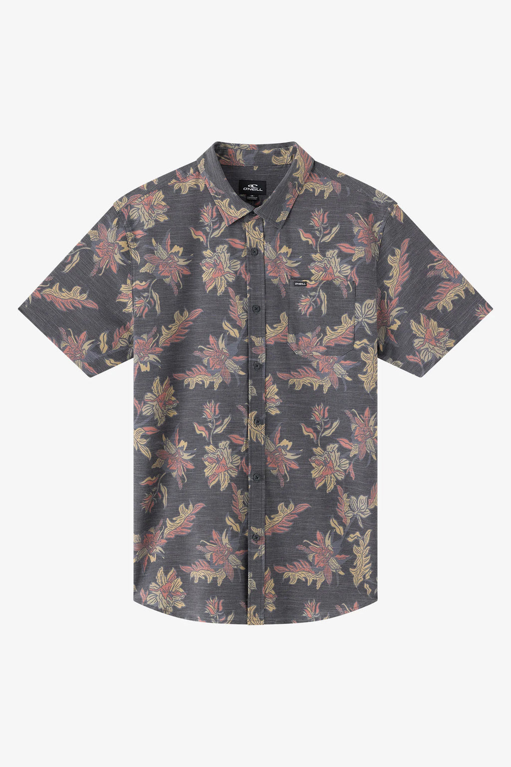 O'Neill Men's UPF Slub Standard SS Woven Shirt