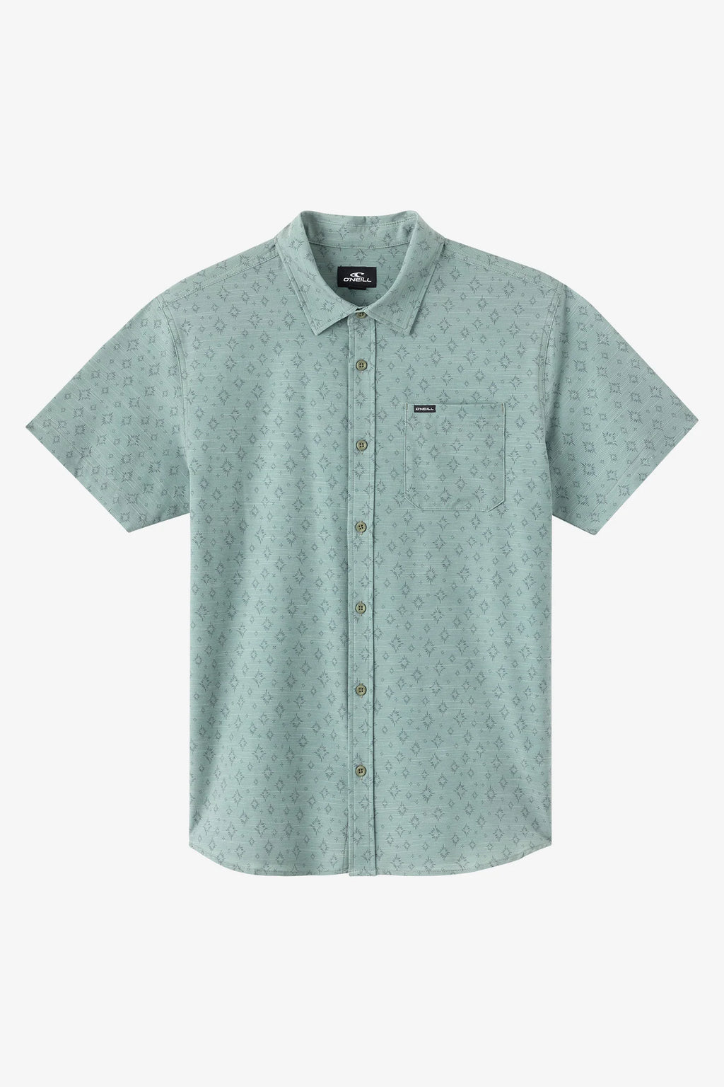 O'Neill Men's UPF Slub Standard SS Woven Shirt