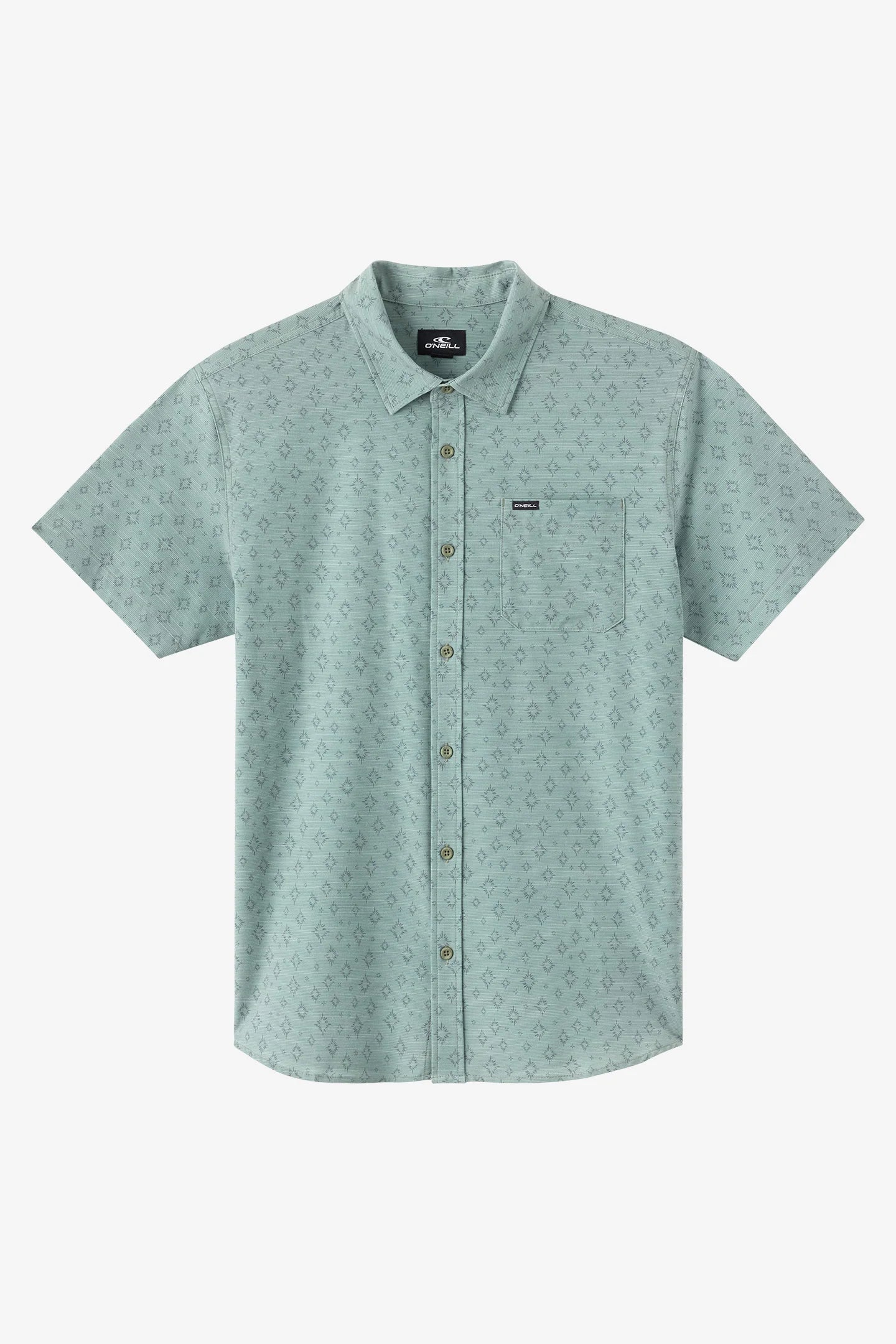 O'Neill Men's UPF Slub Standard SS Woven Shirt