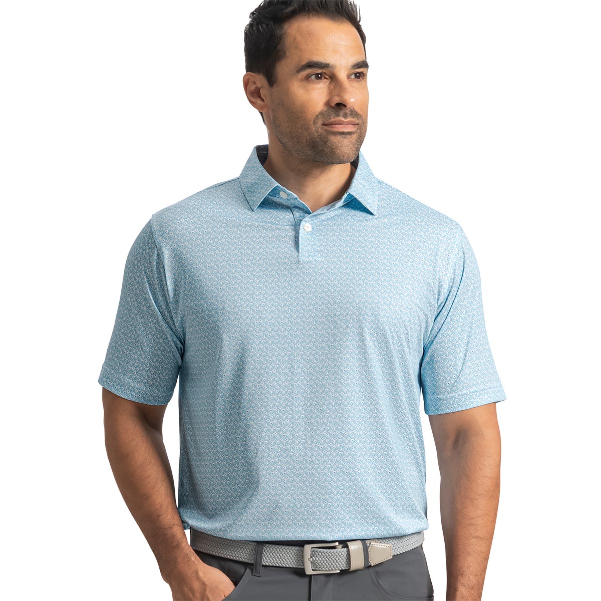 Footjoy Men's Floral Mark Polo