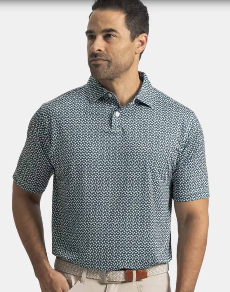 Footjoy Men's Floral Mark Polo