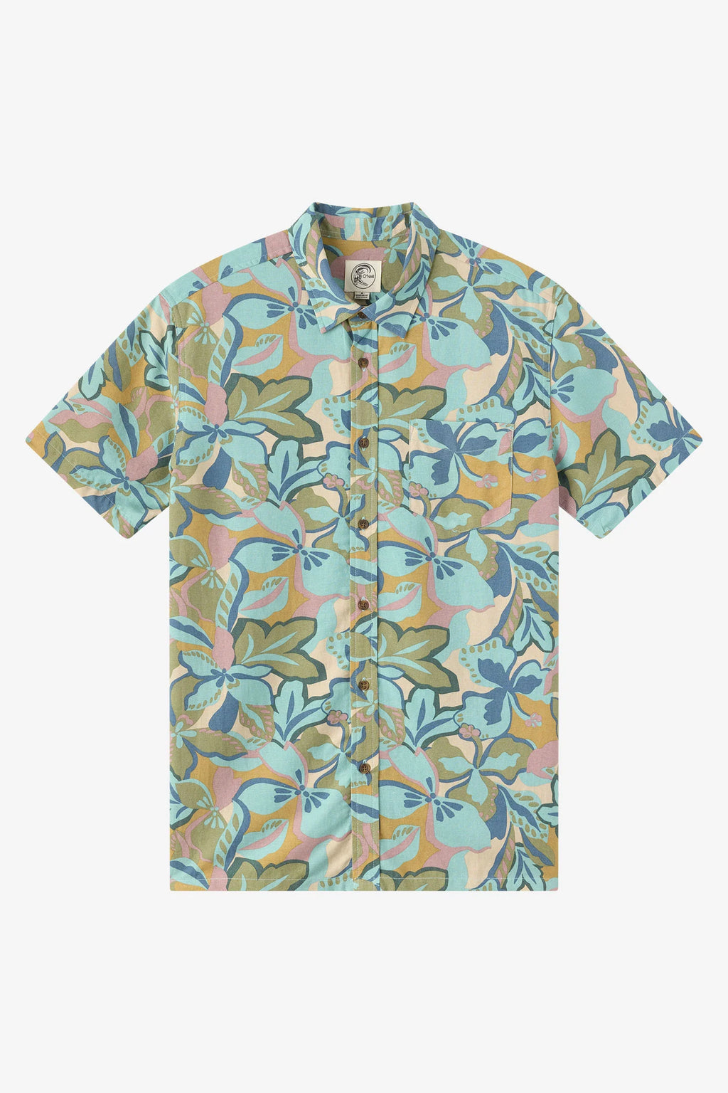 O'Neill Men's OG Print Standard Woven SS Shirt