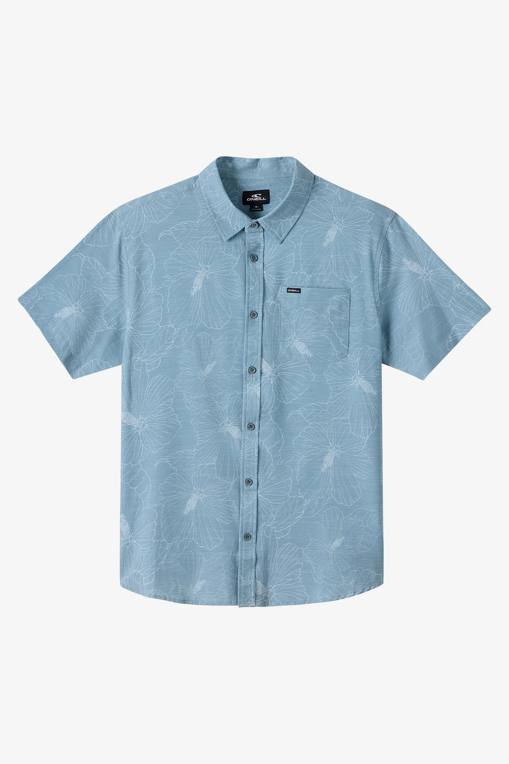 O'Neill Men's UPF Slub Standard SS Woven Shirt