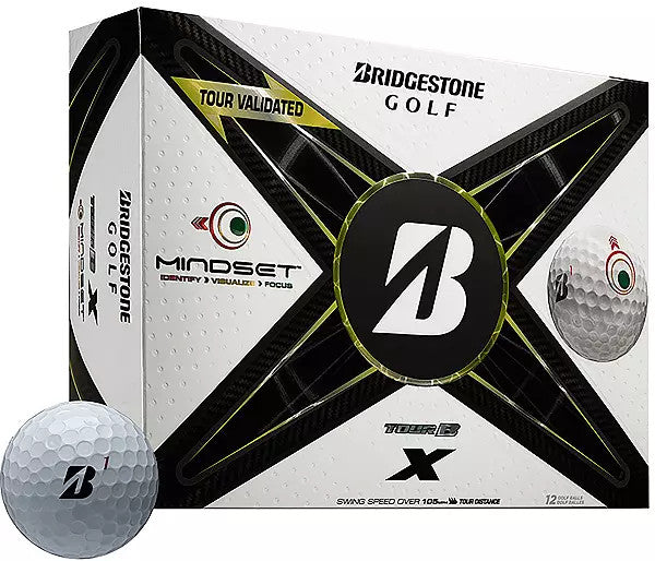 Bridgestone Tour B X Mindset Golf Balls 12pk