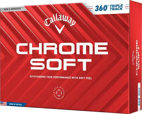 Callaway Chrome Soft 360 Triple Track 24 Golf Balls 12pk