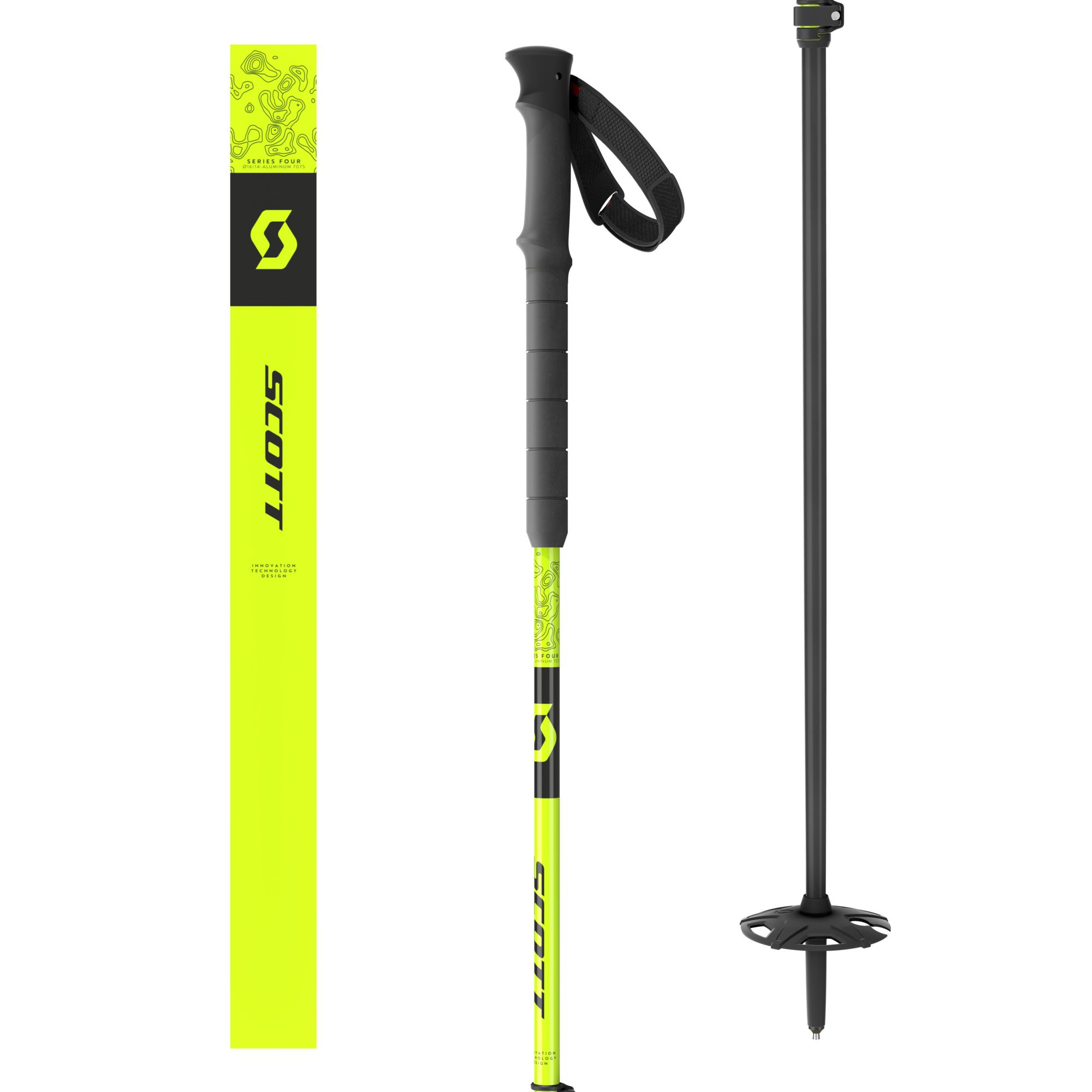 Scott Proguide SRS Adjustable Ski Poles 42-56cm 2026