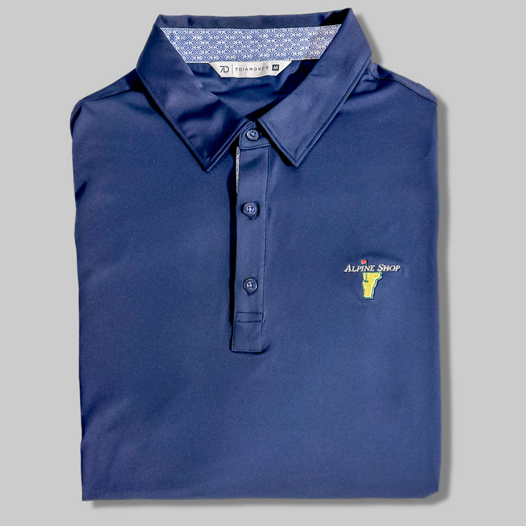 Alpine Shop Men’s 7 Diamonds Golf Polo