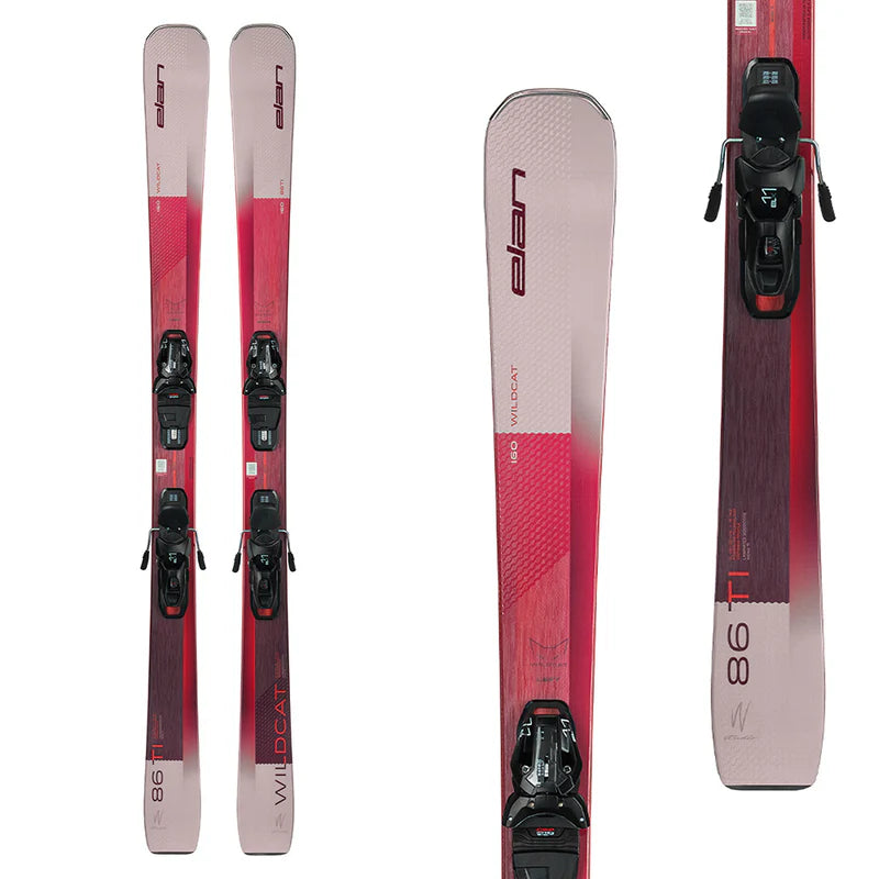 Elan Wildcat 86 TI SX Women's Skis With ELX 11.0 Bindings 2026