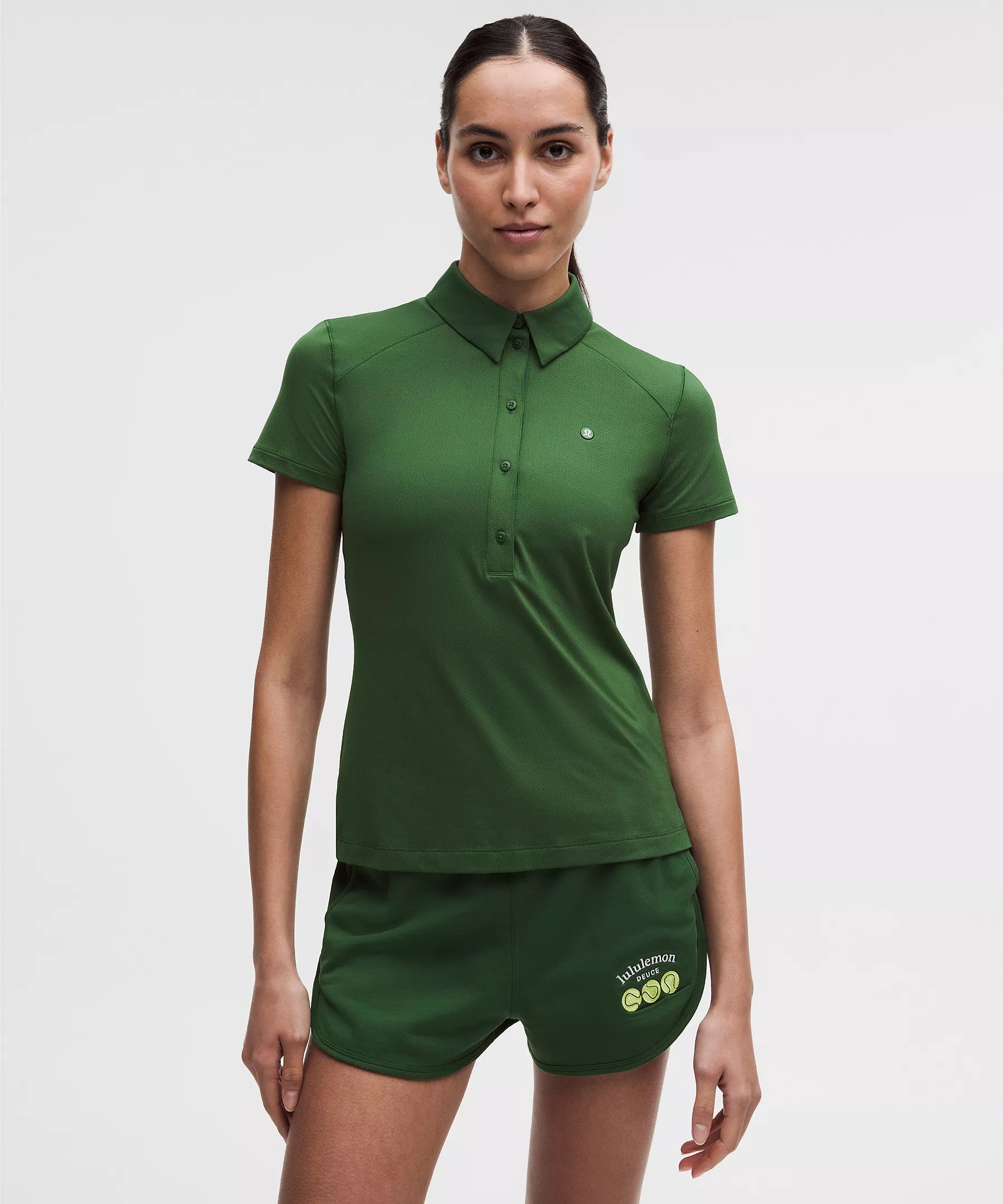 Lululemon Women's Quick-Dry Short-Sleeve Polo Shirt