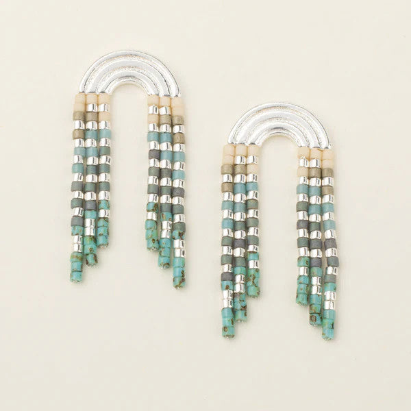 Scout Chromacolor Miyuki Rainbow Fringe Earring