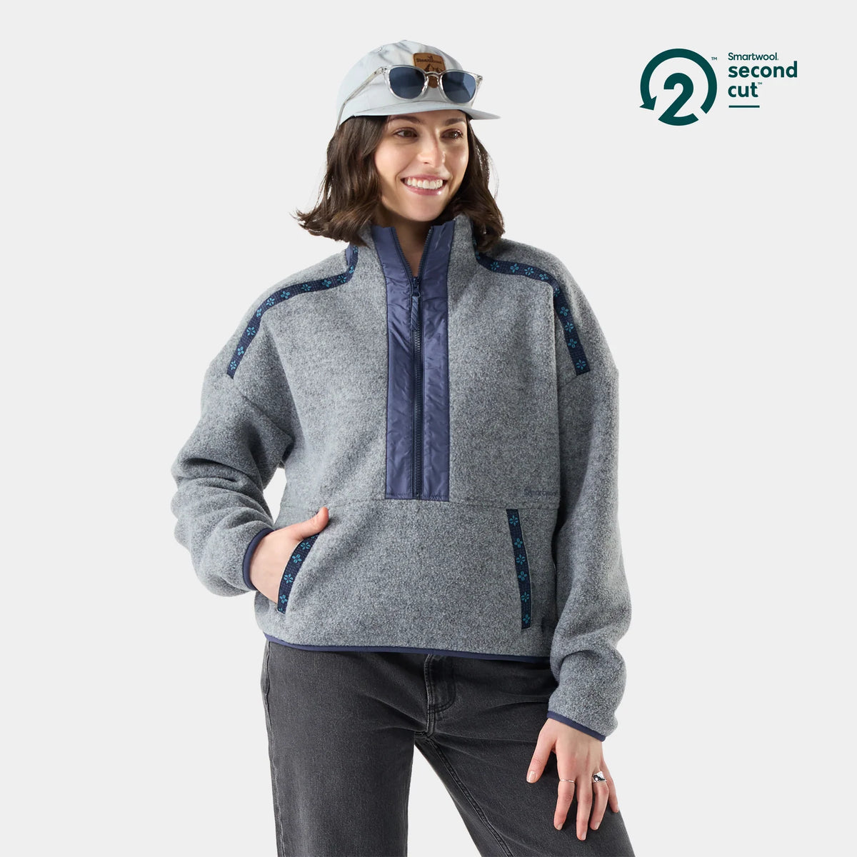 Smartwool Women's Second Cut Fleece 1/2 Zip