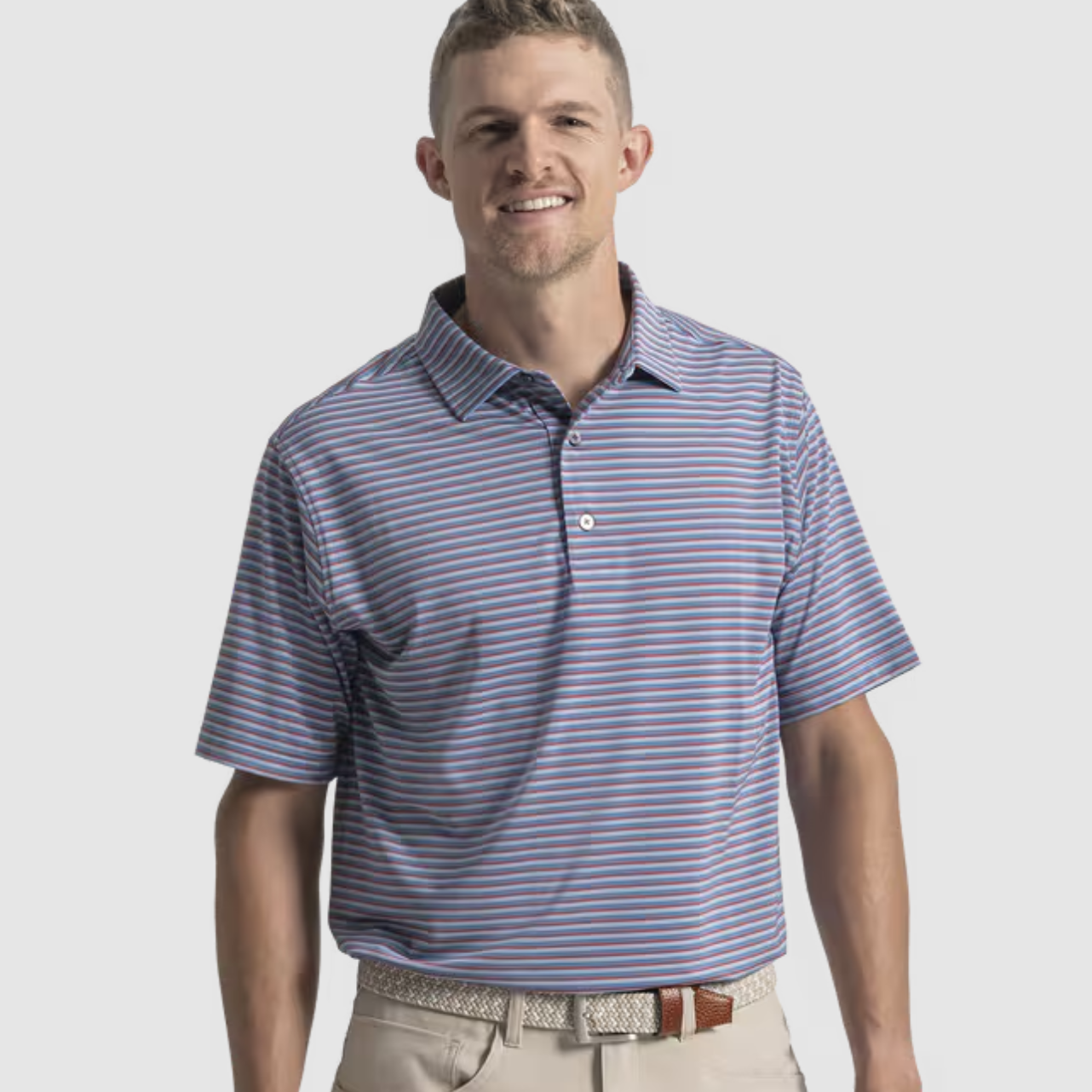 Footjoy Men's Shadow Stripe Polo