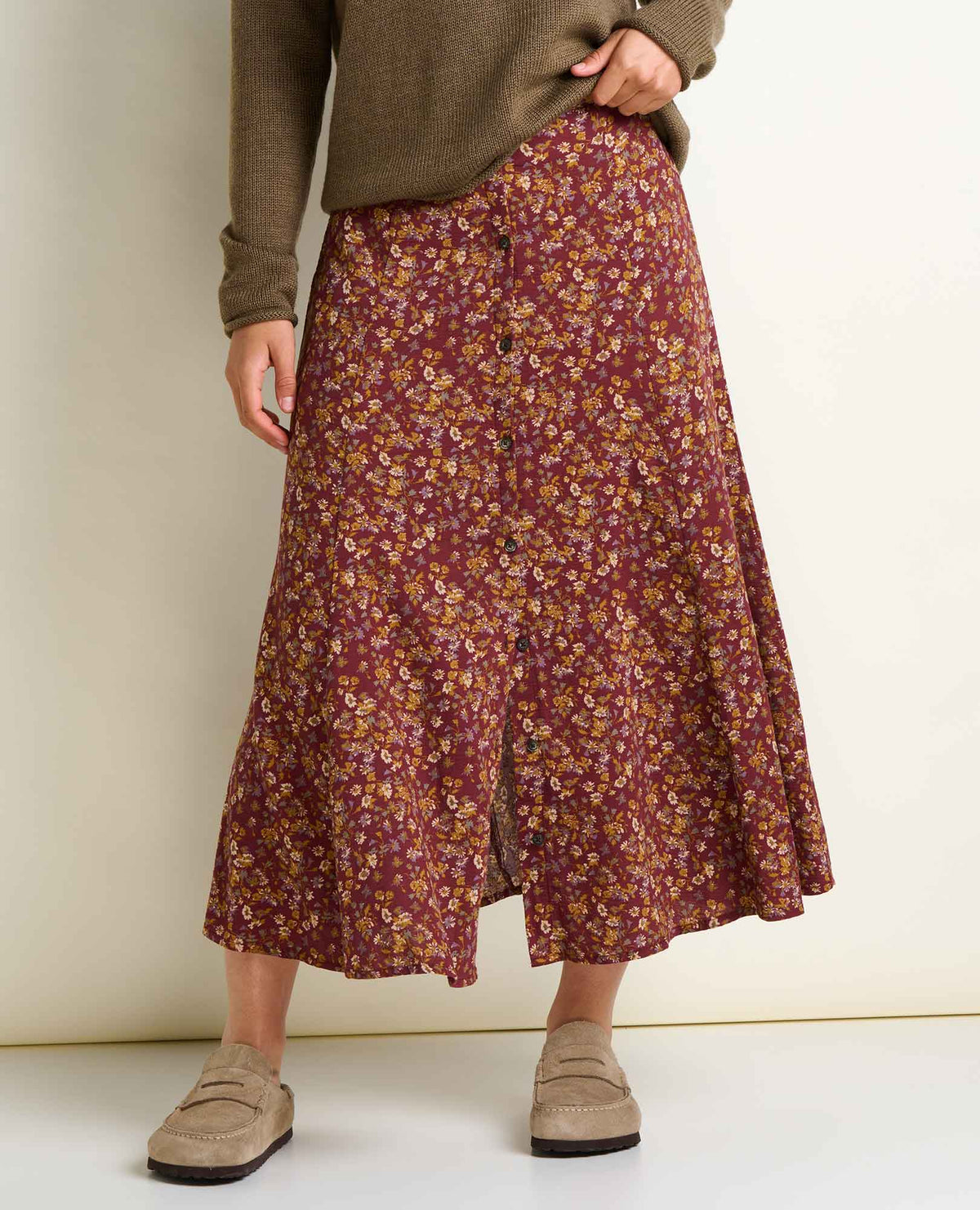 Toad & Co. Women's Manzana Paneled Midi Skirt