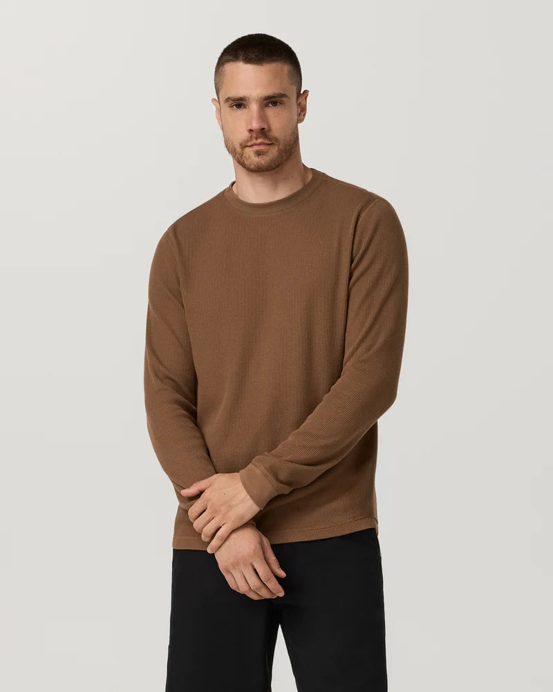 Vuori Men's Waffle LS Crew