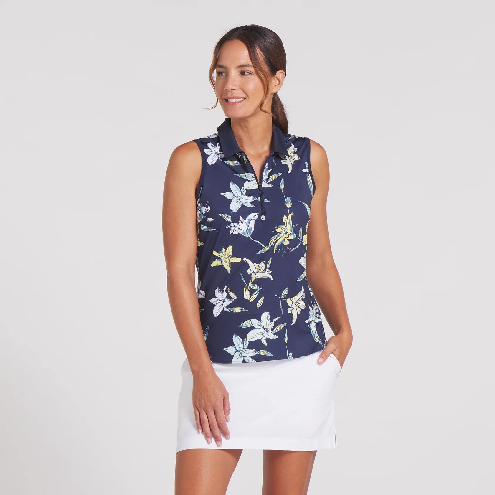 Puma Women's Mattr Lily Floral SL Polo