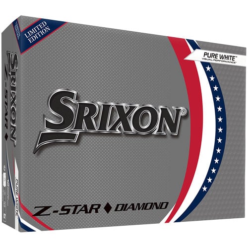Srixon Z-Star Diamond 2 USA Golf Balls 12 Pack White