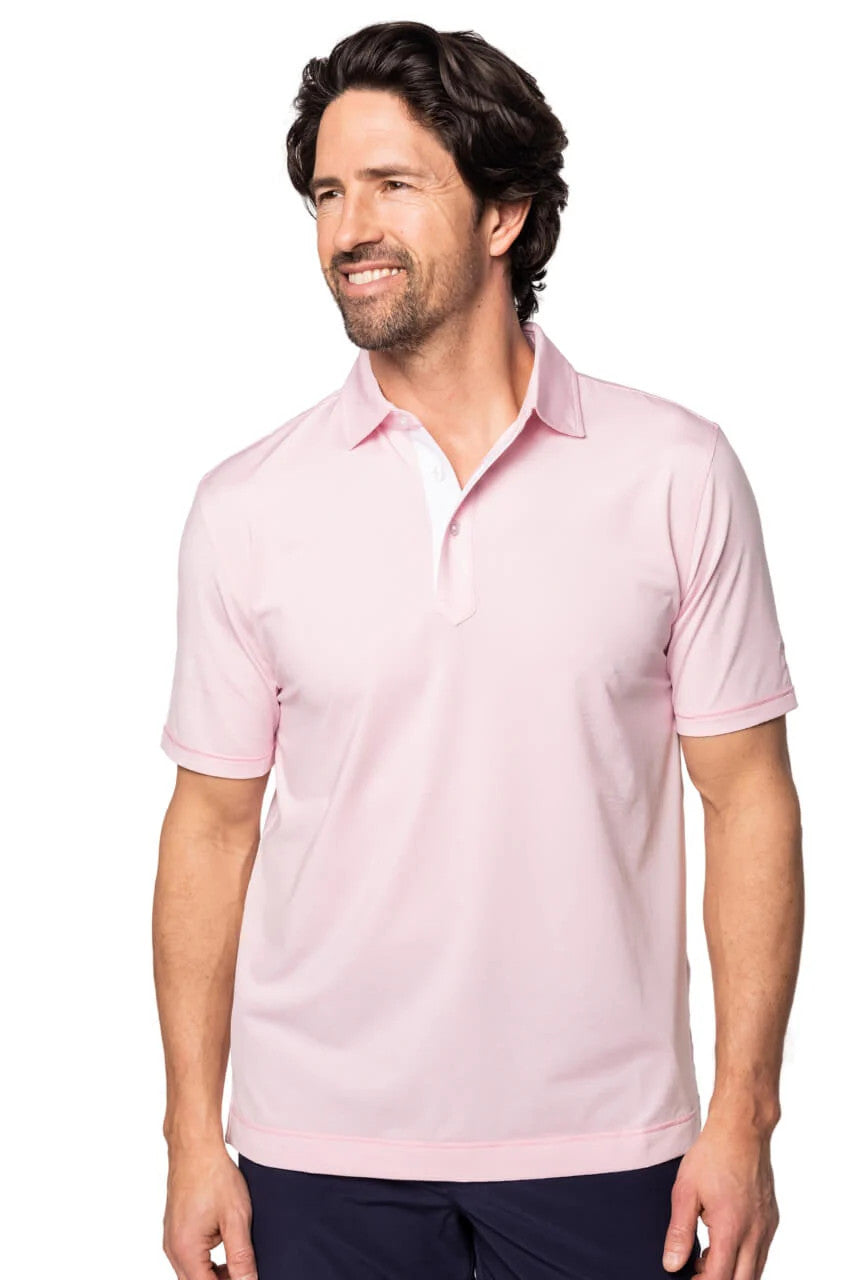 Golftini Men's Stripe Tech Polo