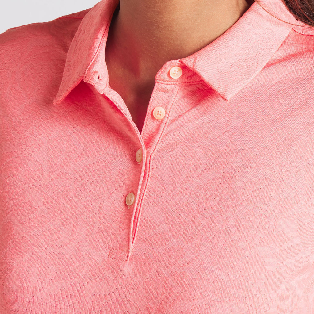 Puma Women's Mattr Lianas Jacquard SS Polo