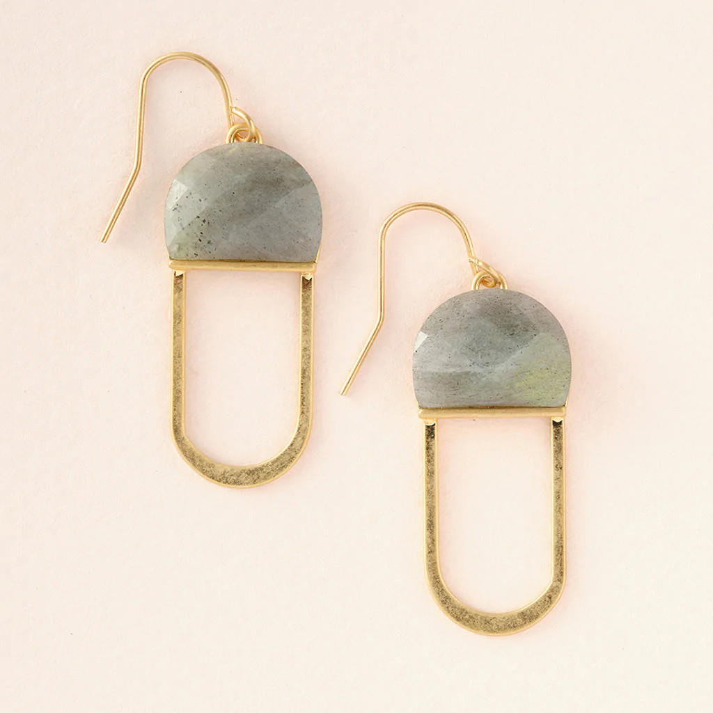 Scout Curated Modern Stone Chandelier Earring