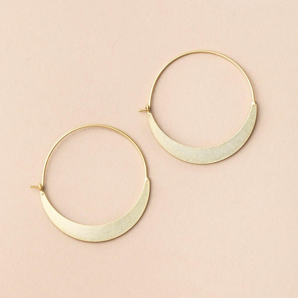 Scout Refined Crescent Hoop Earring