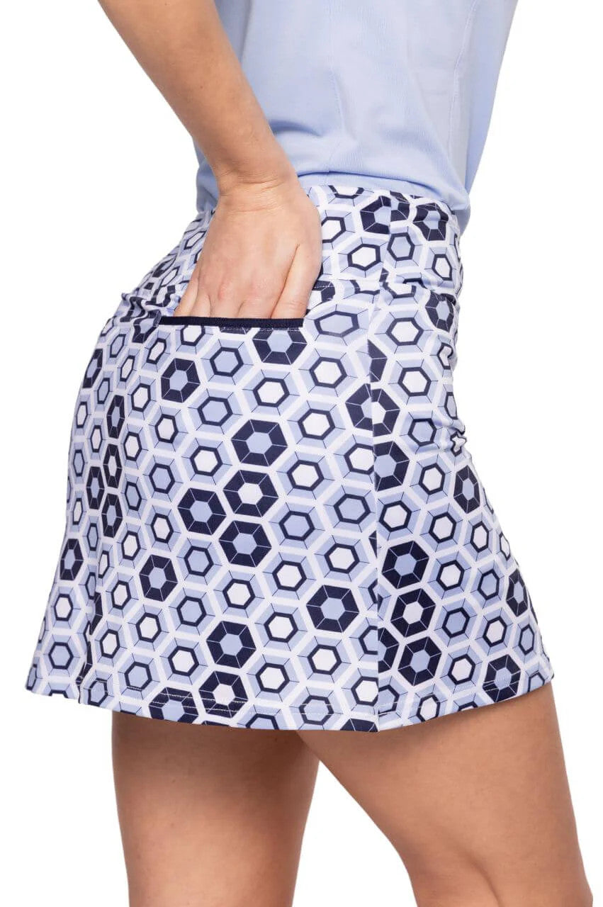 Golftini Women's Ship Wrecked Pull-On Skort  16.5"