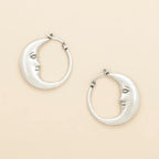 Scout Refined Icon Moon Hoop Earring