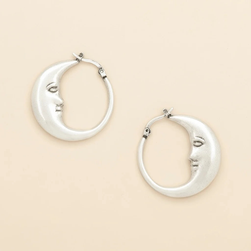 Scout Refined Icon Moon Hoop Earring